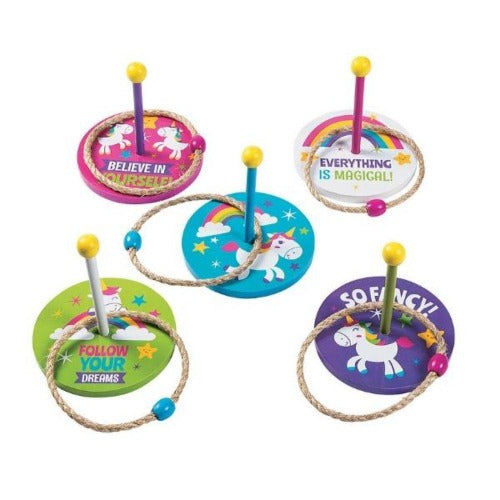 Unicorn Ring Toss Game Set