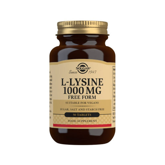 Solgar L-Lysine 1000mg 50 Tablets