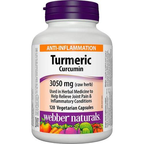 Webber Naturals Turmeric Curcumin 3,050mg Veg Capsules