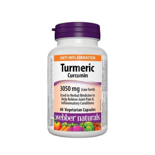 Webber Naturals Turmeric Curcumin 3,050mg Veg Capsules